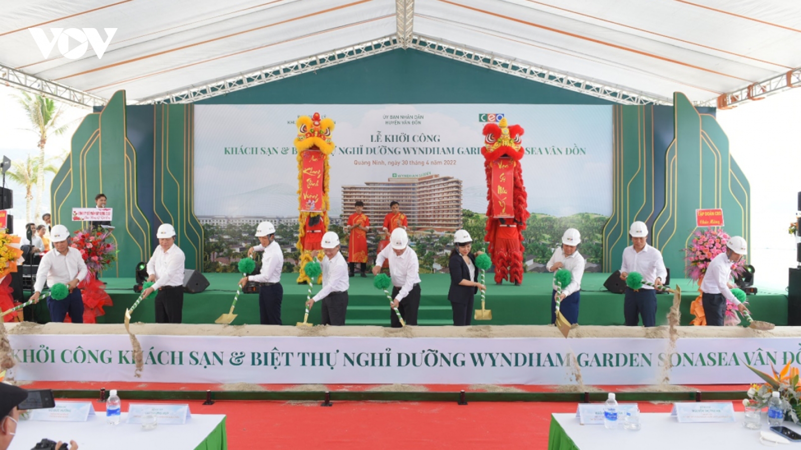 Tập đoàn CEO khởi công khu nghỉ dưỡng 5 sao Wyndham Garden Sonasea Vân Đồn