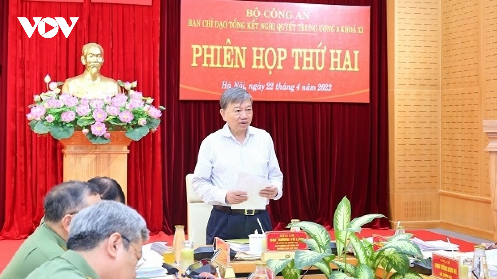 Bộ trưởng Tô Lâm họp Ban chỉ đạo tổng kết Nghị quyết Trung ương 8 khóa XI