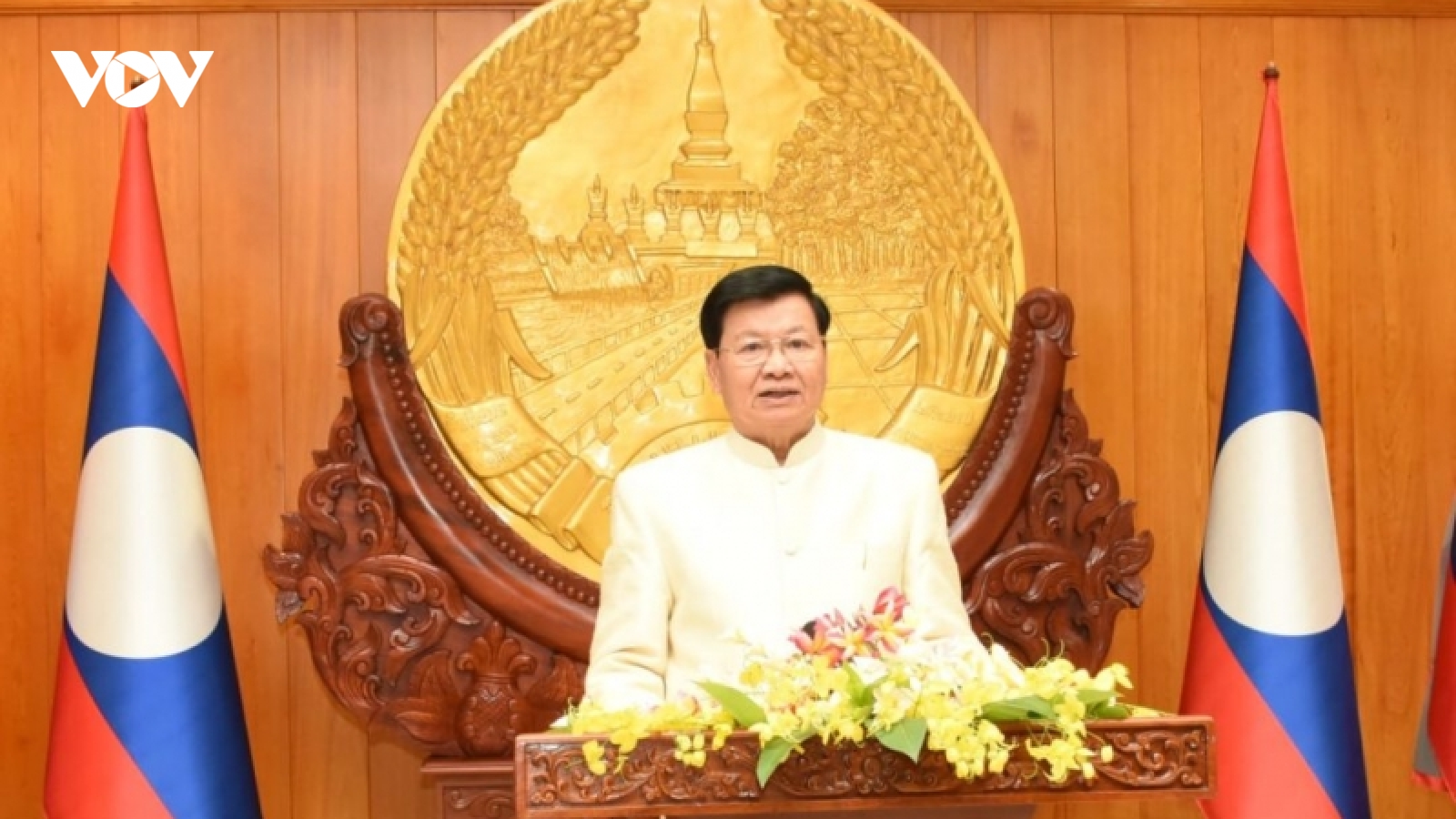 Tổng Bí thư, Chủ tịch nước Lào gửi thông điệp nhân dịp Tết cổ truyền Bounpeemai