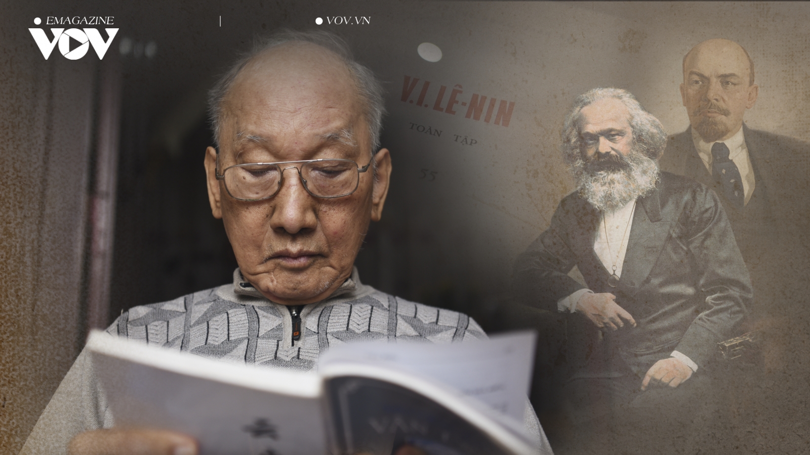 Đảng viên lão thành dành hơn 30 năm sưu tập bộ sách Lenin toàn tập