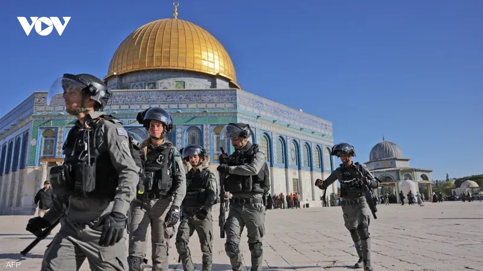 Ngày thứ 4 liên tiếp căng thẳng Israel-Palestine ở Nhà thờ Hồi giáo Al-Aqsa