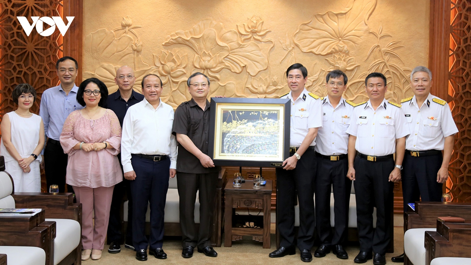 Tổng Giám đốc Đài Tiếng nói Việt Nam thăm, làm việc tại Tổng công ty Tân Cảng Sài Gòn
