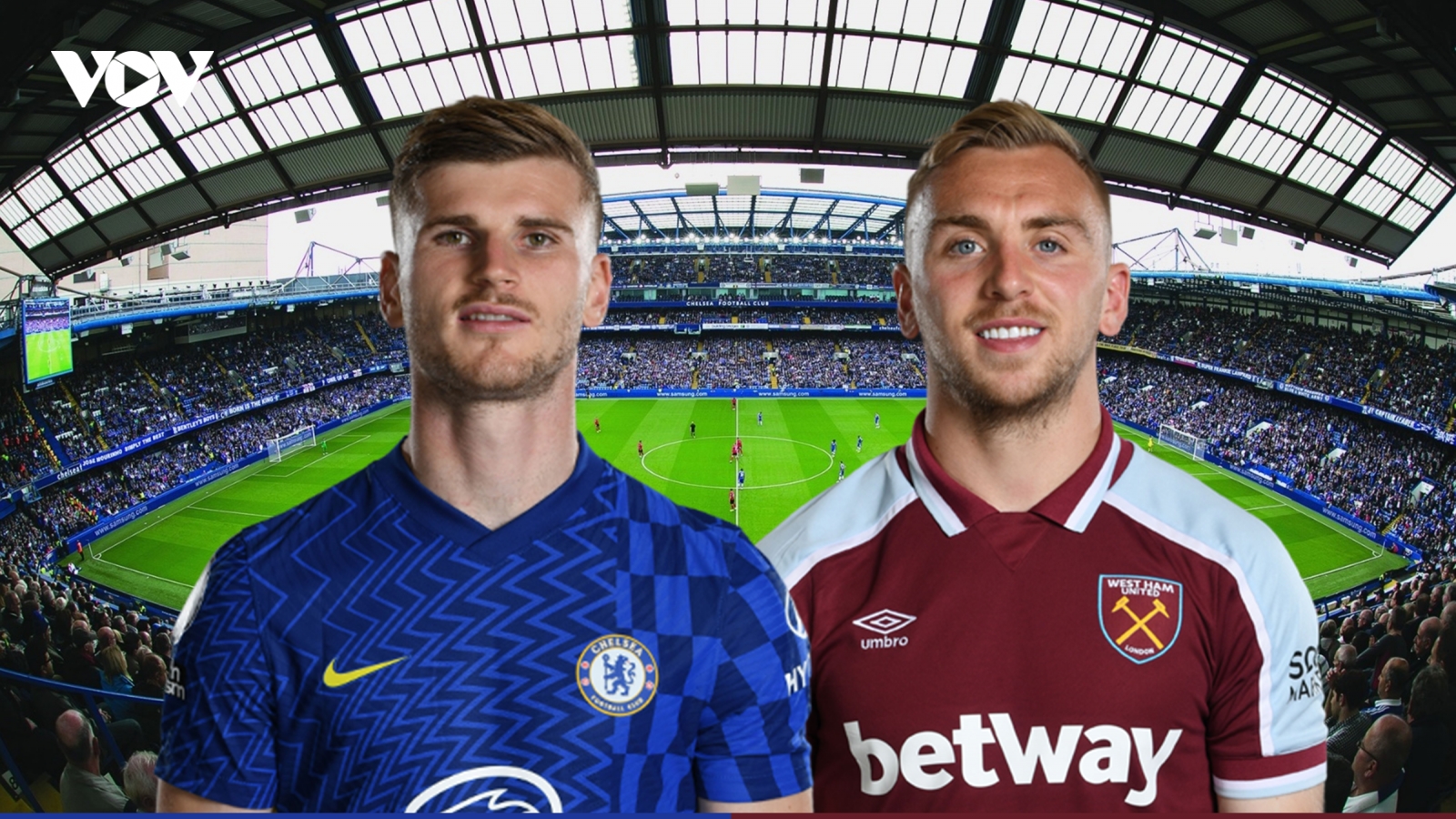 Dự đoán tỷ số, đội hình xuất phát trận Chelsea - West Ham