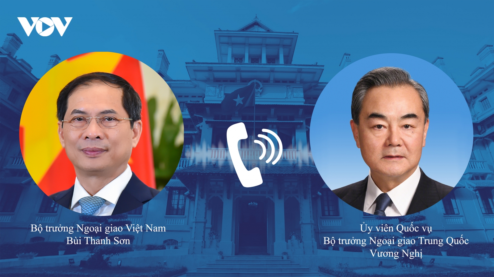 Bộ trưởng Ngoại giao Bùi Thanh Sơn điện đàm với Ngoại trưởng Trung Quốc Vương Nghị