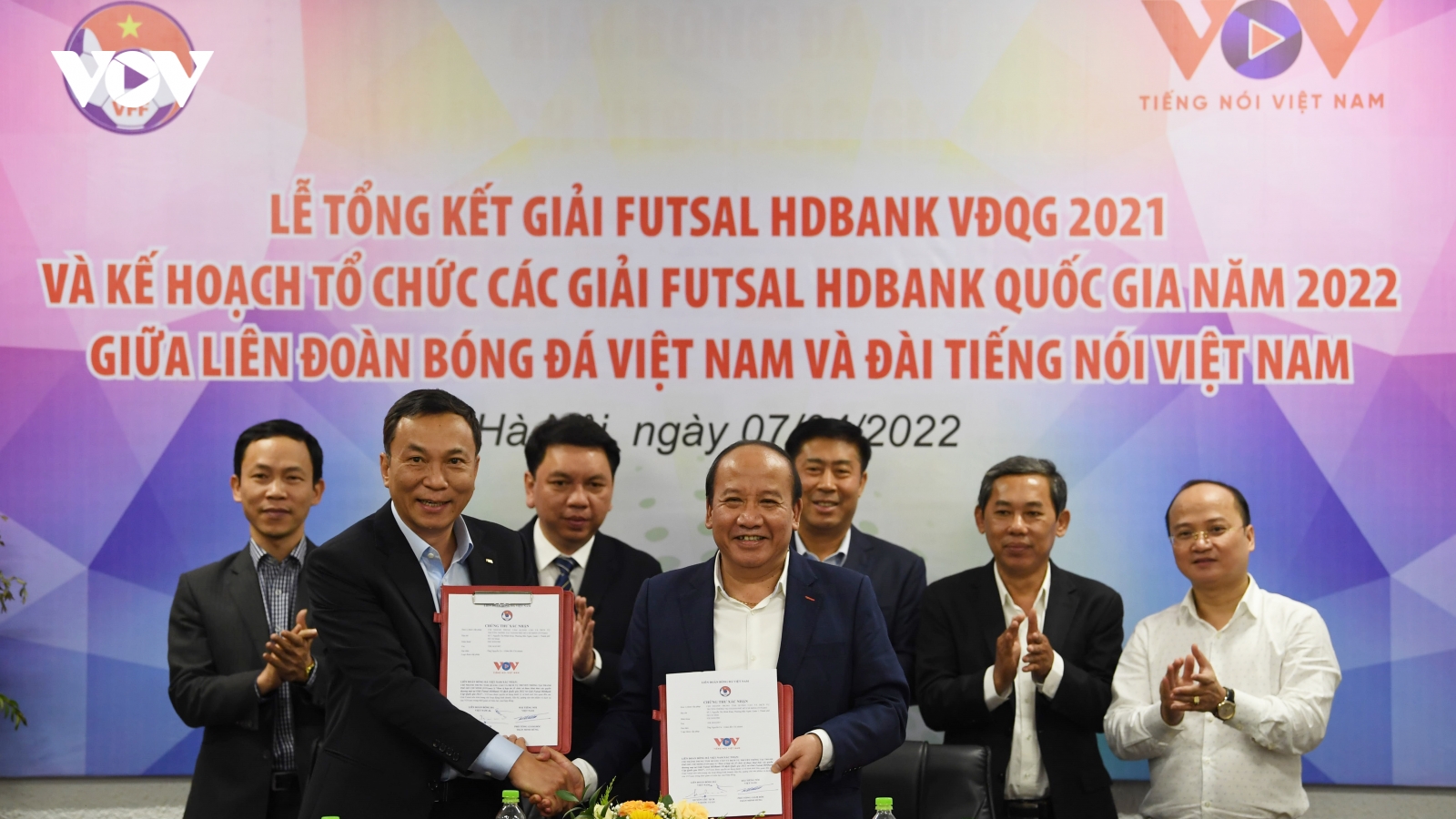 VOV tiếp tục đồng hành với VFF và HDBank tổ chức các giải Futsal Quốc gia năm 2022 