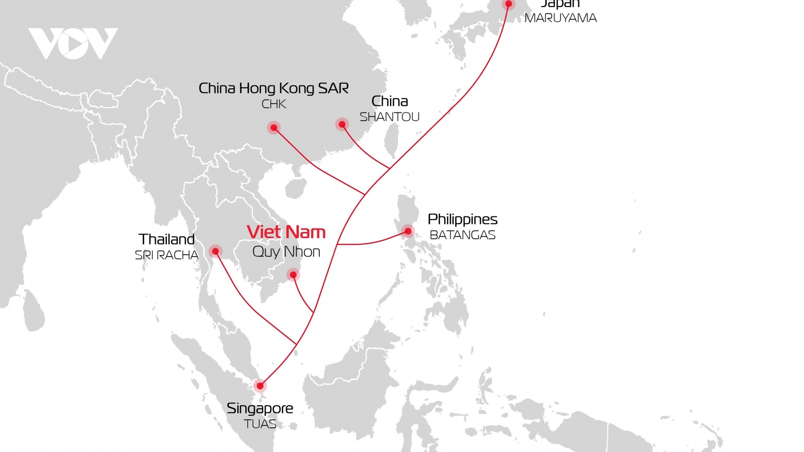 Tuyến cáp quang biển mới ADC có băng thông lớn gấp 3 lần APG
