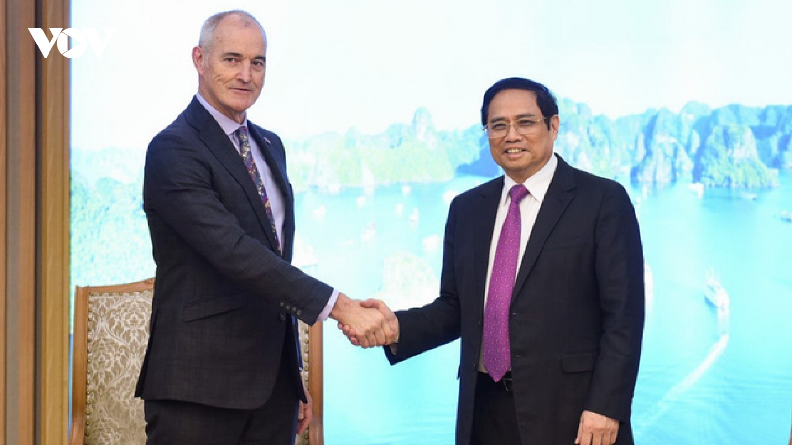 Thủ tướng Phạm Minh Chính tiếp Chủ tịch Đại học RMIT Australia