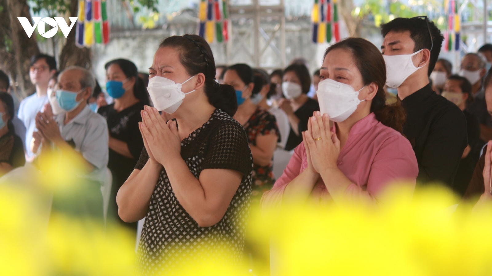 Tưởng niệm, cầu siêu những người tử vong vì Covid-19 tại Bệnh viện Đa khoa Đức Giang