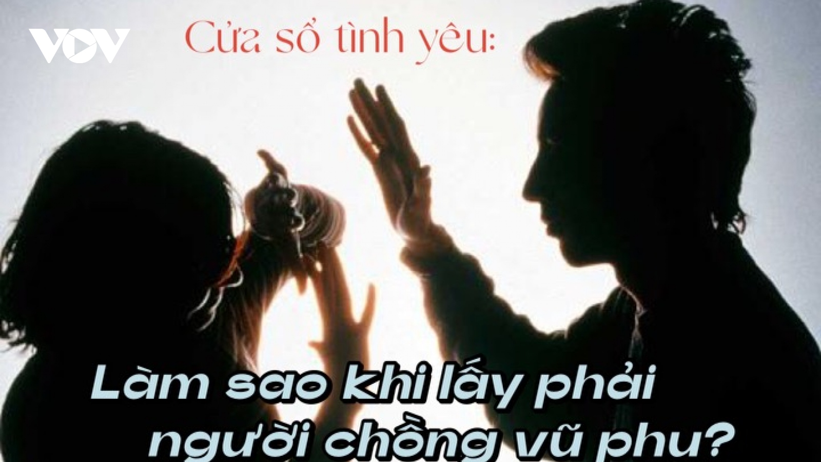 Phải làm gì khi "một nửa" là kẻ vũ phu?