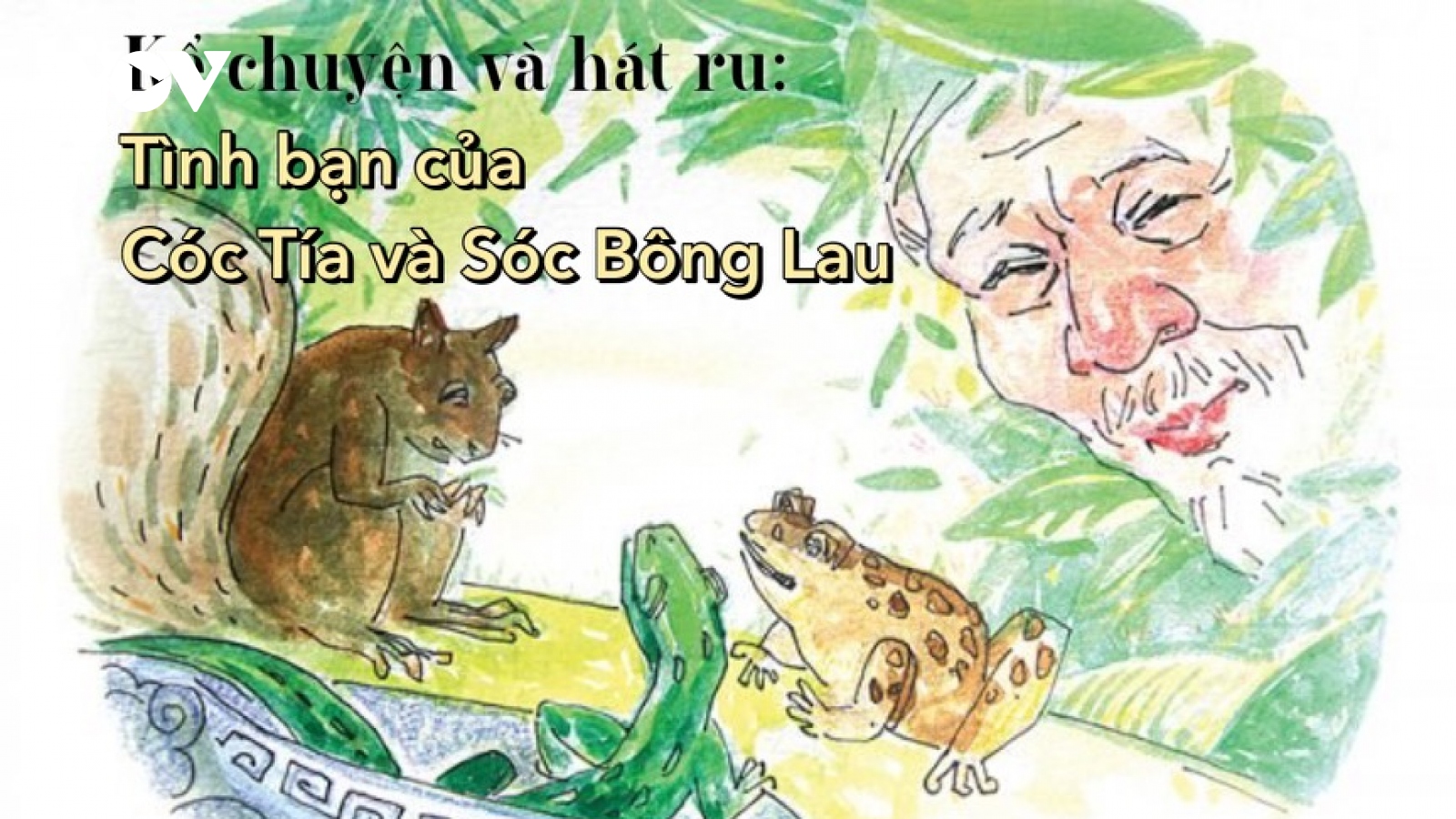 Tình bạn của Cóc Tía và Sóc Bông Lau