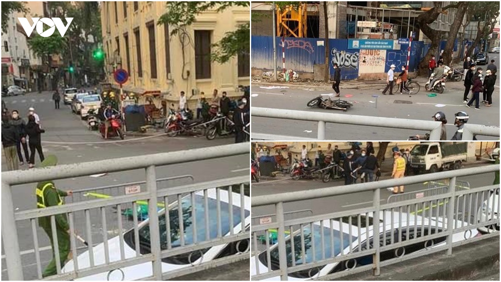 Điều tra vụ người phụ nữ tử vong ở ngã ba đường Hà Nội