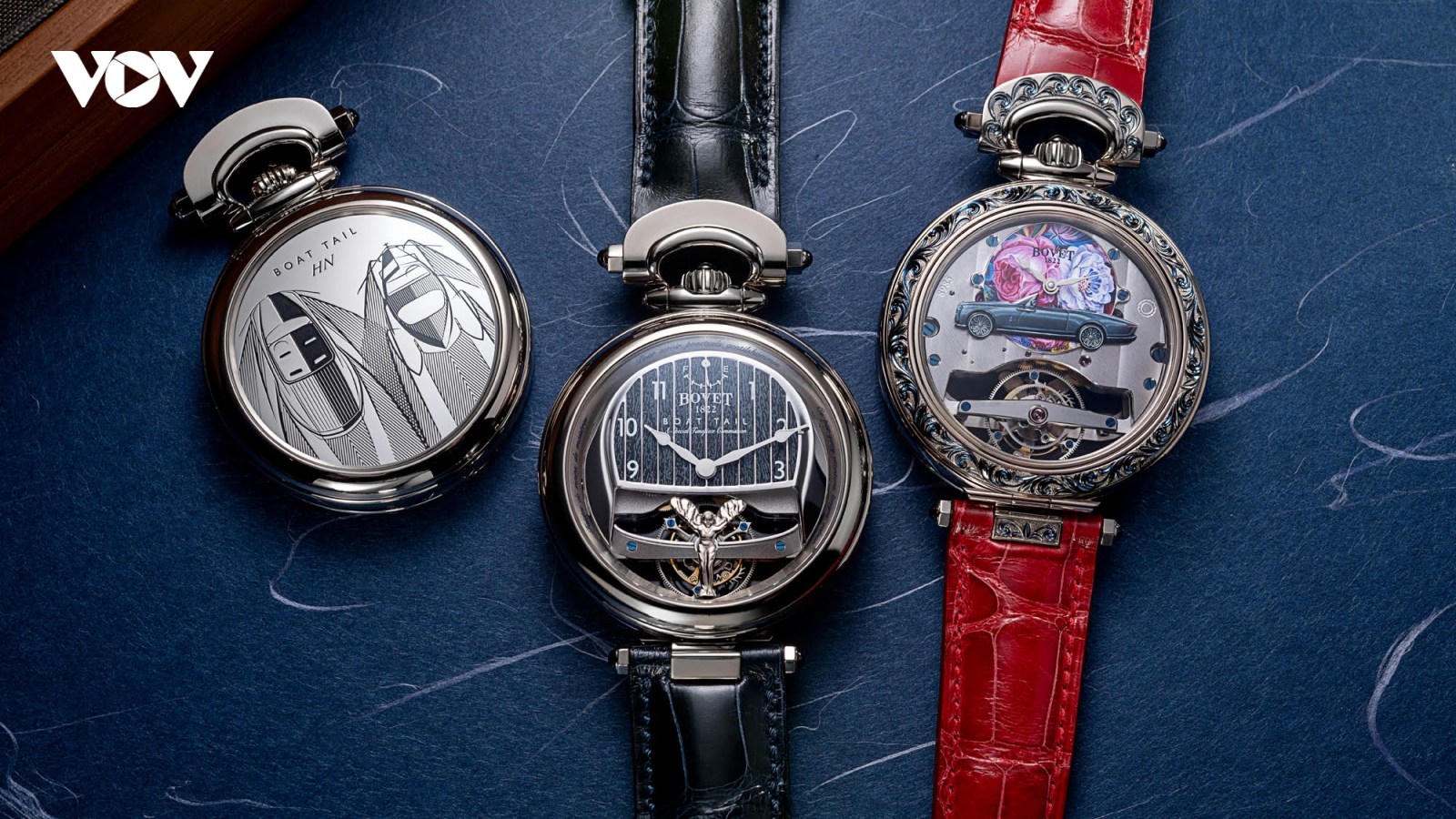 Cặp đồng hồ Bovet 1822 trên Rolls-Royce Boat Tail giá hơn 600 tỷ đồng xuất hiện ở Việt Nam