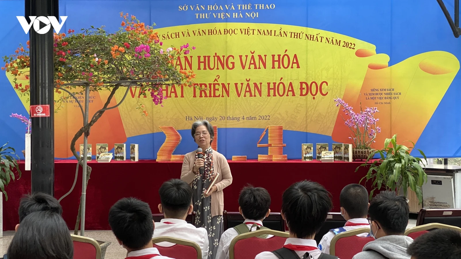 Nhiều hoạt động hưởng ứng Ngày Sách và Văn hóa đọc Việt Nam năm 2022 tại Thư viện Hà Nội