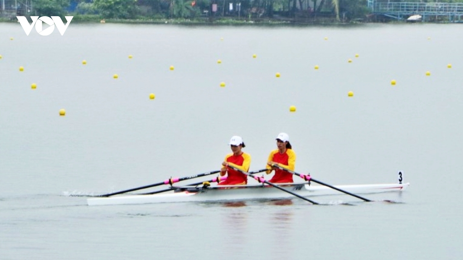 SEA Games 31: Đội tuyển Rowing Việt Nam tiếp tục dẫn đầu bảng B