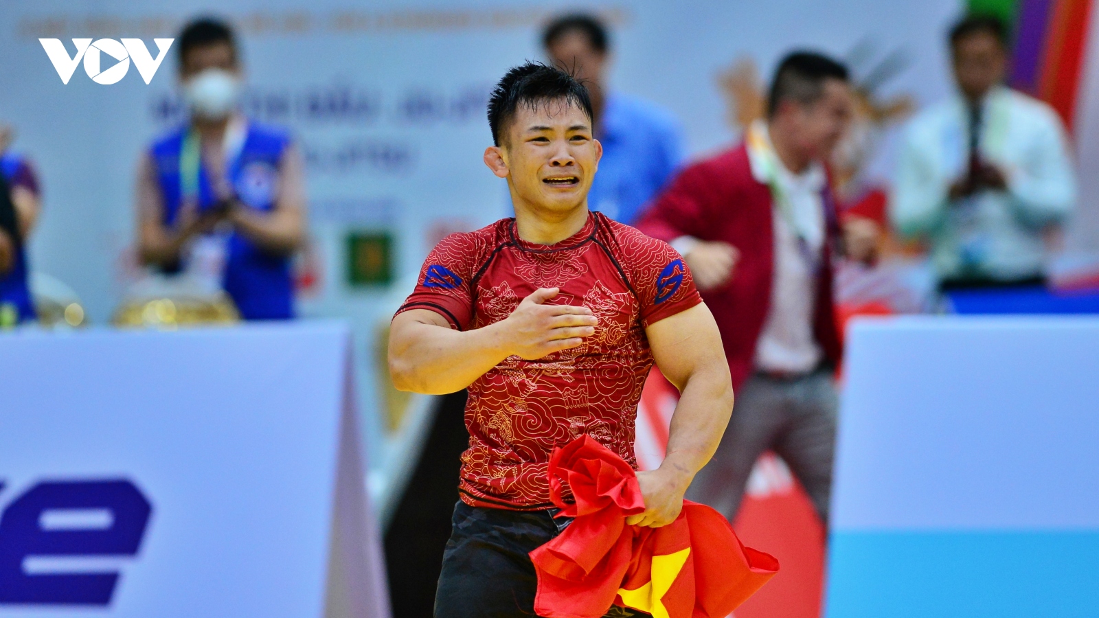 Đào Hồng Sơn bật khóc khi giành HCV Jujitsu ở SEA Games 31