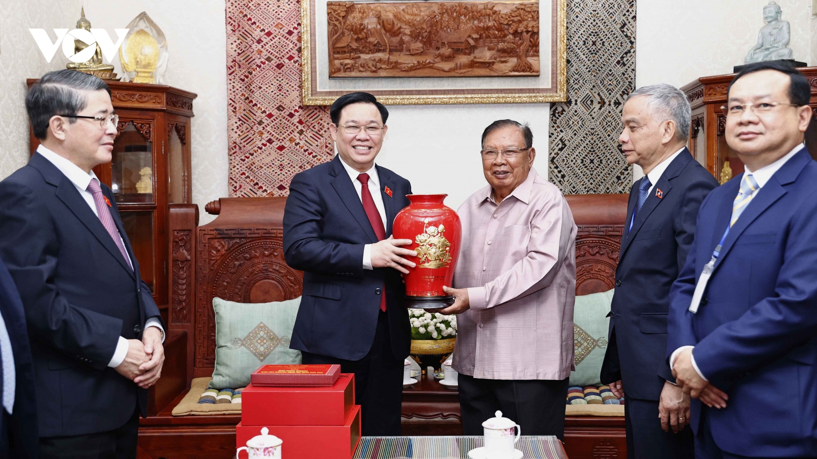 Toàn cảnh chuyến thăm chính thức CHDCND Lào của Chủ tịch Quốc hội Vương Đình Huệ