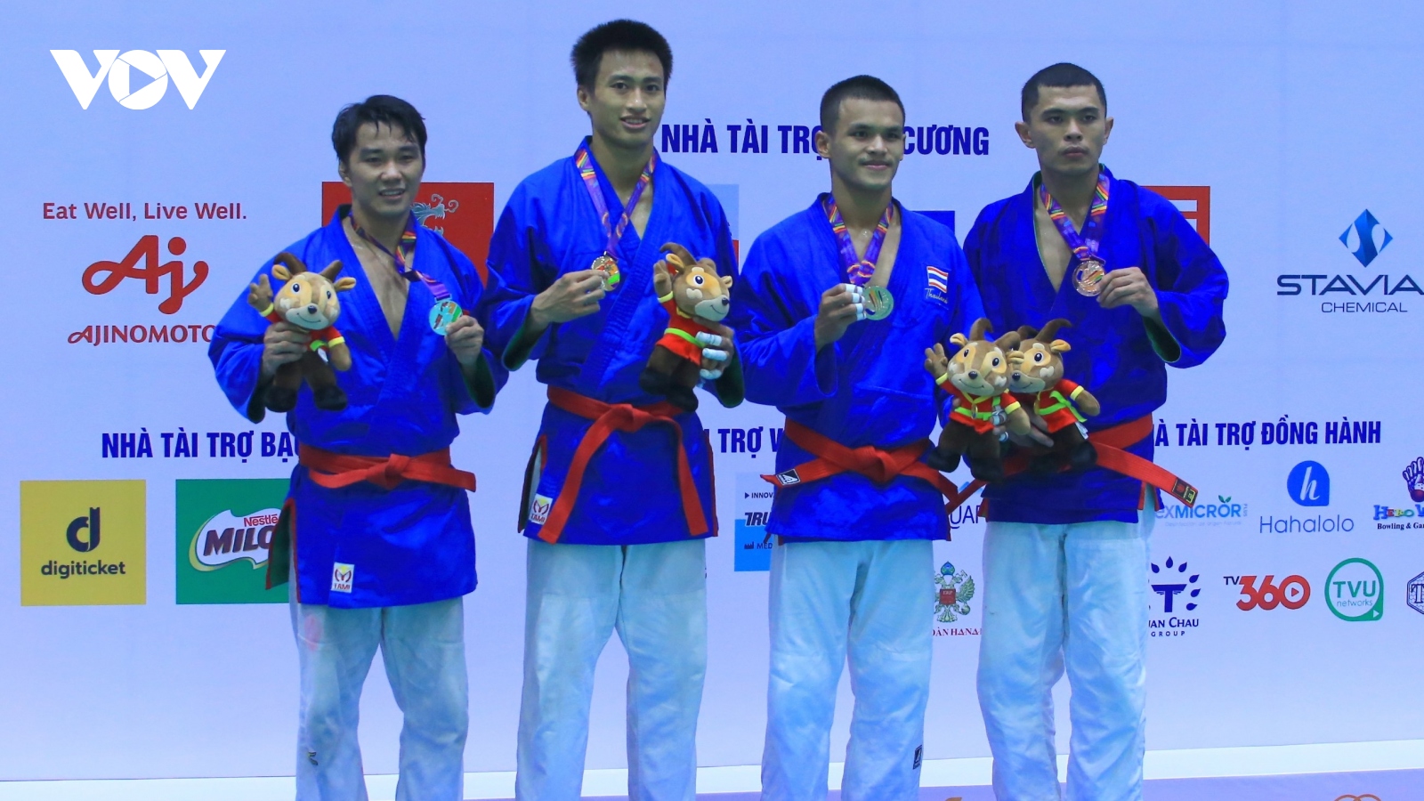 Kurash Việt Nam vượt chỉ tiêu HCV tại SEA Games 31