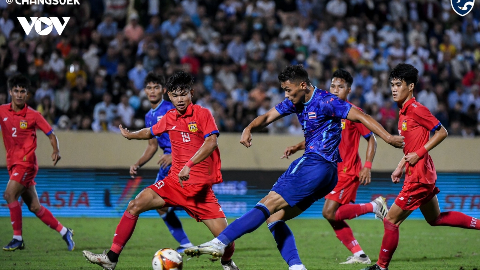 Video U23 Lào 0-1 U23 Thái Lan: Người Thái "né" U23 Việt Nam