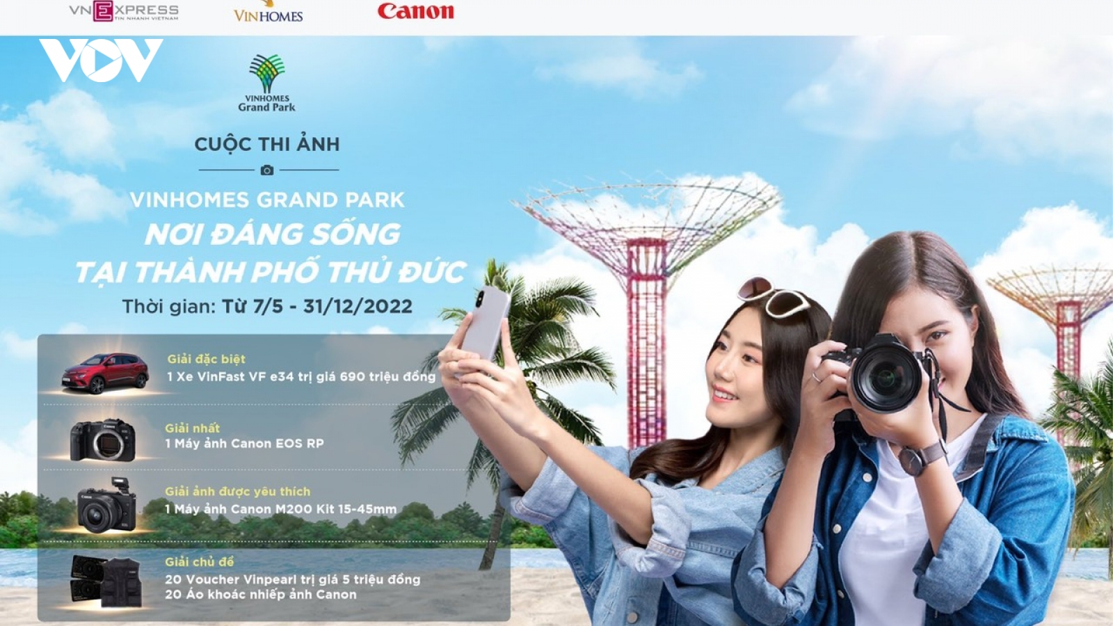 Vinhomes Grand Park tổ chức cuộc thi ảnh - Tổng giá trị giải thưởng hơn 800 triệu đồng