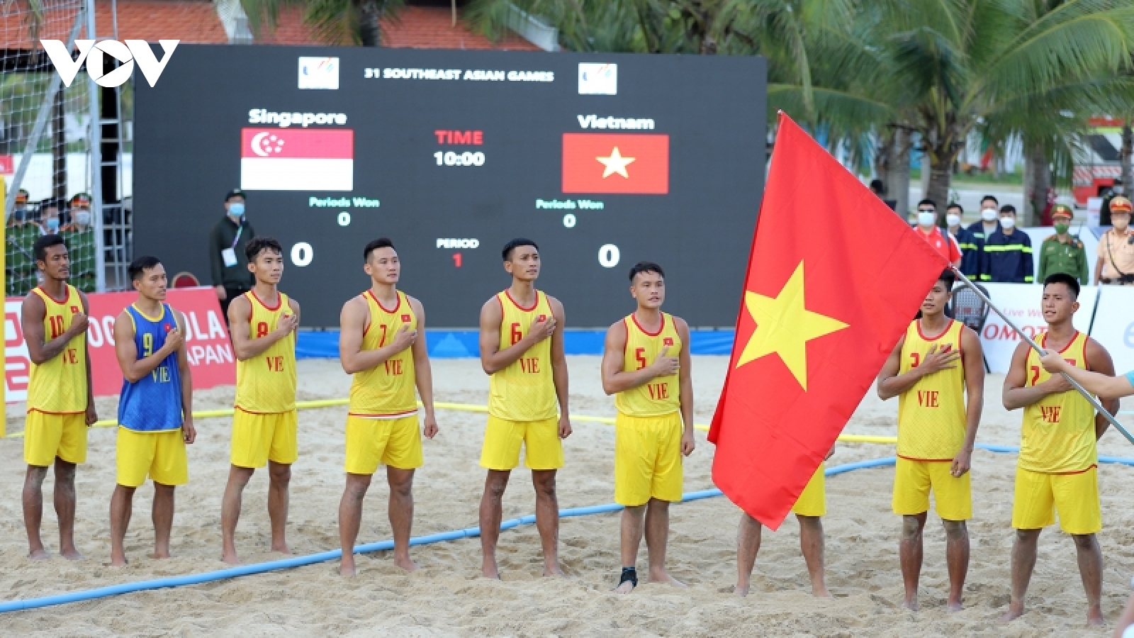 Đội tuyển bóng ném bãi biển nam Việt Nam “mở hàng” bằng trận thắng giòn giã
