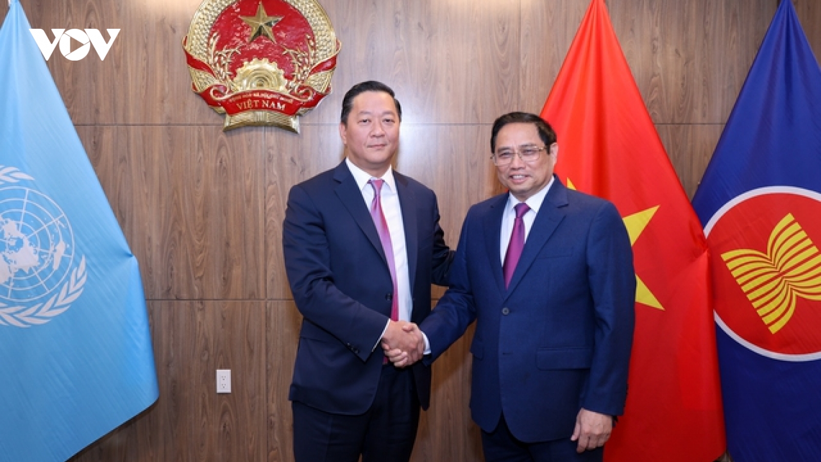 Thủ tướng Phạm Minh Chính tiếp lãnh đạo một số tập đoàn hàng đầu của Hoa Kỳ