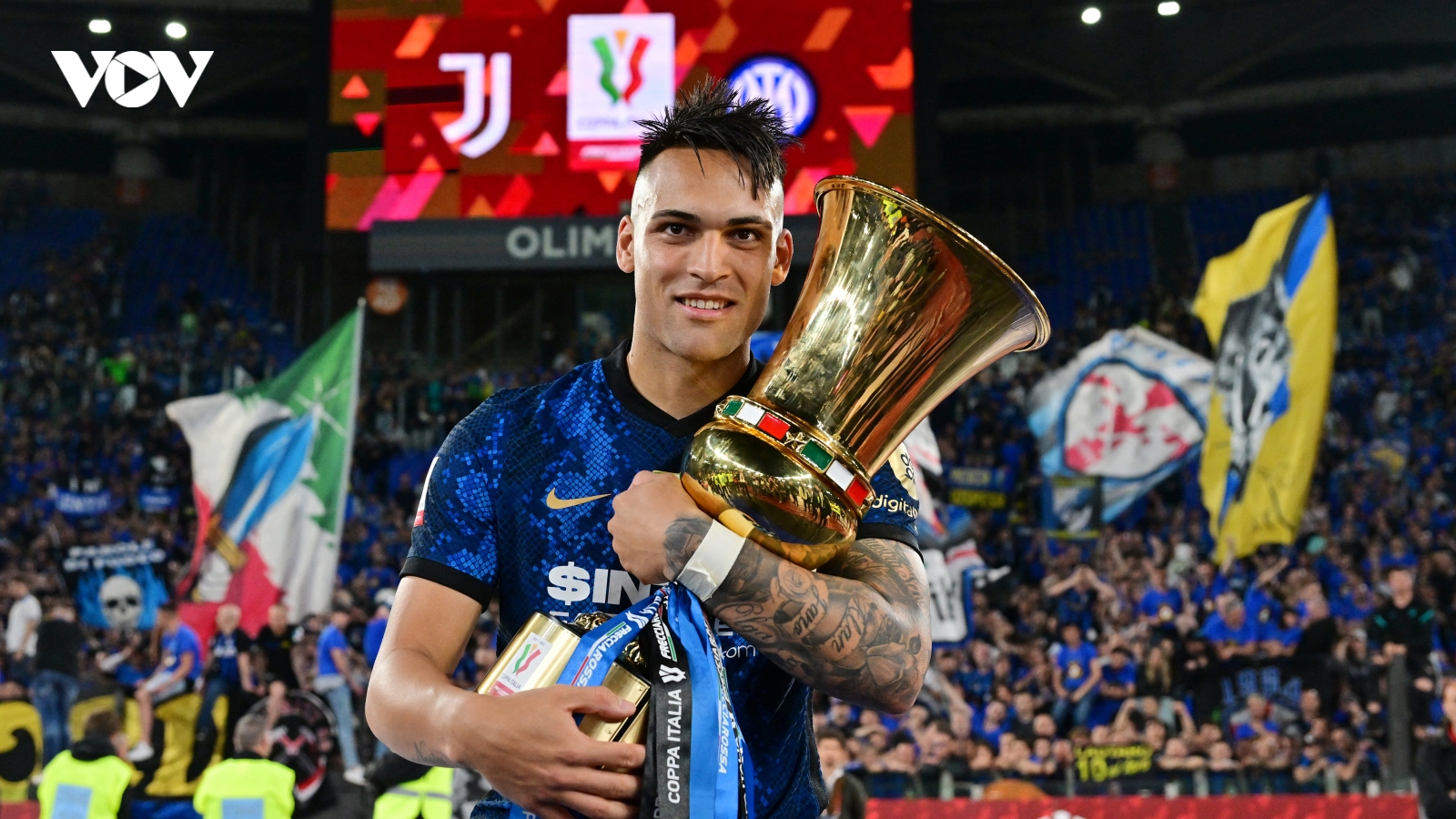 Đánh bại Juventus trong hiệp phụ, Inter Milan vô địch Cúp Quốc gia Italia