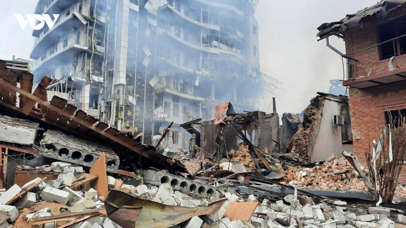 Nga tuyên bố phá hủy lô vũ khí Mỹ và châu Âu chuyển cho Ukraine ở Kharkiv