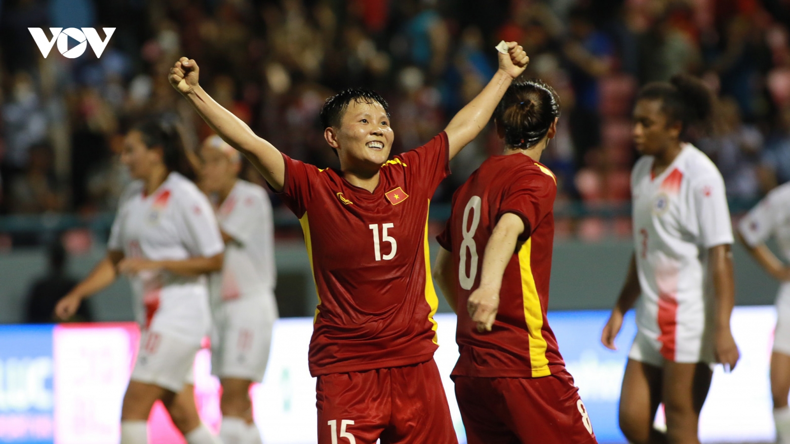 Khoảnh khắc SEA Games 31: World Cup "ghé thăm" sân Cẩm Phả