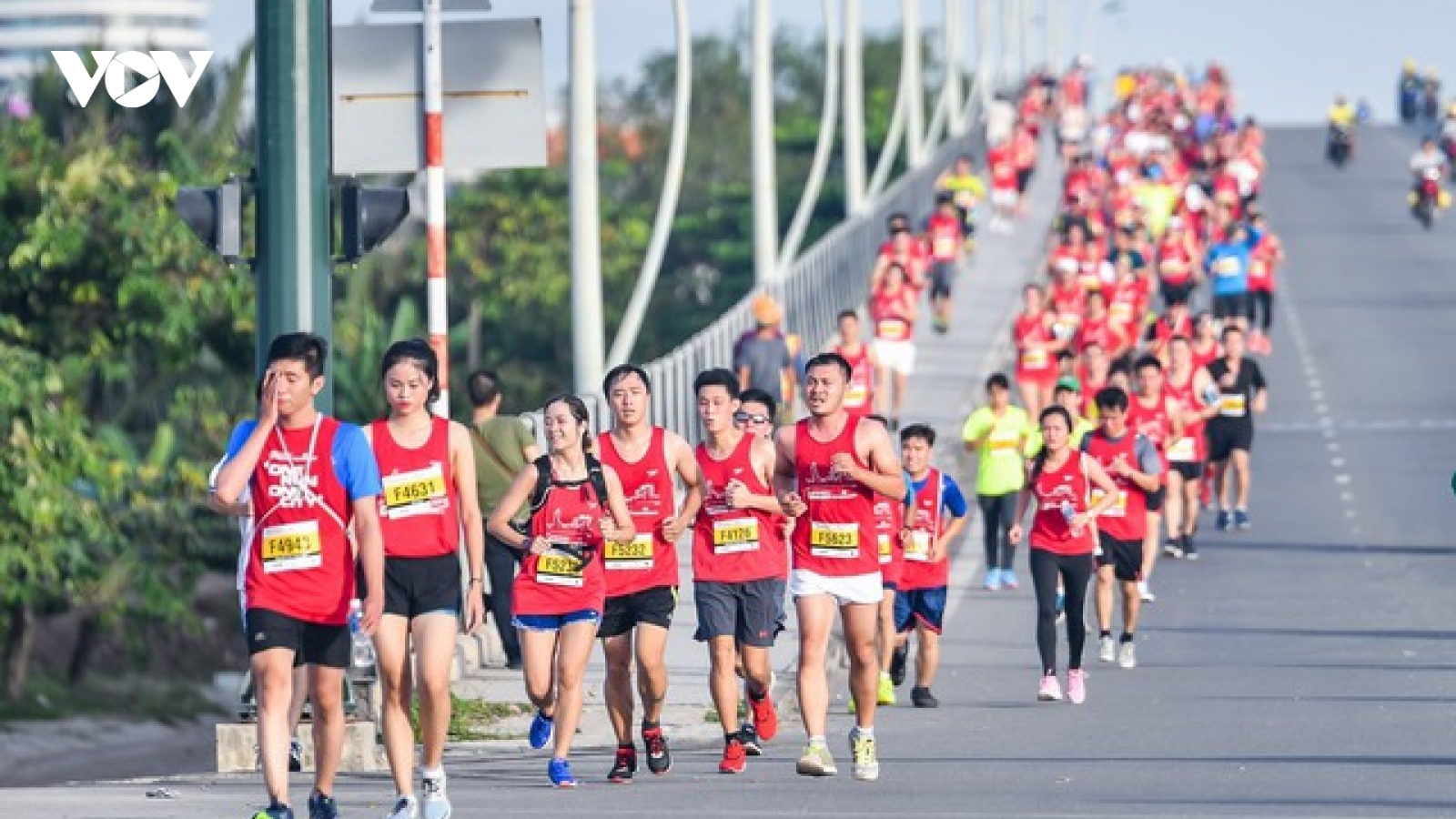 Các VĐV marathon phong trào đồng hành cùng SEA Games 31