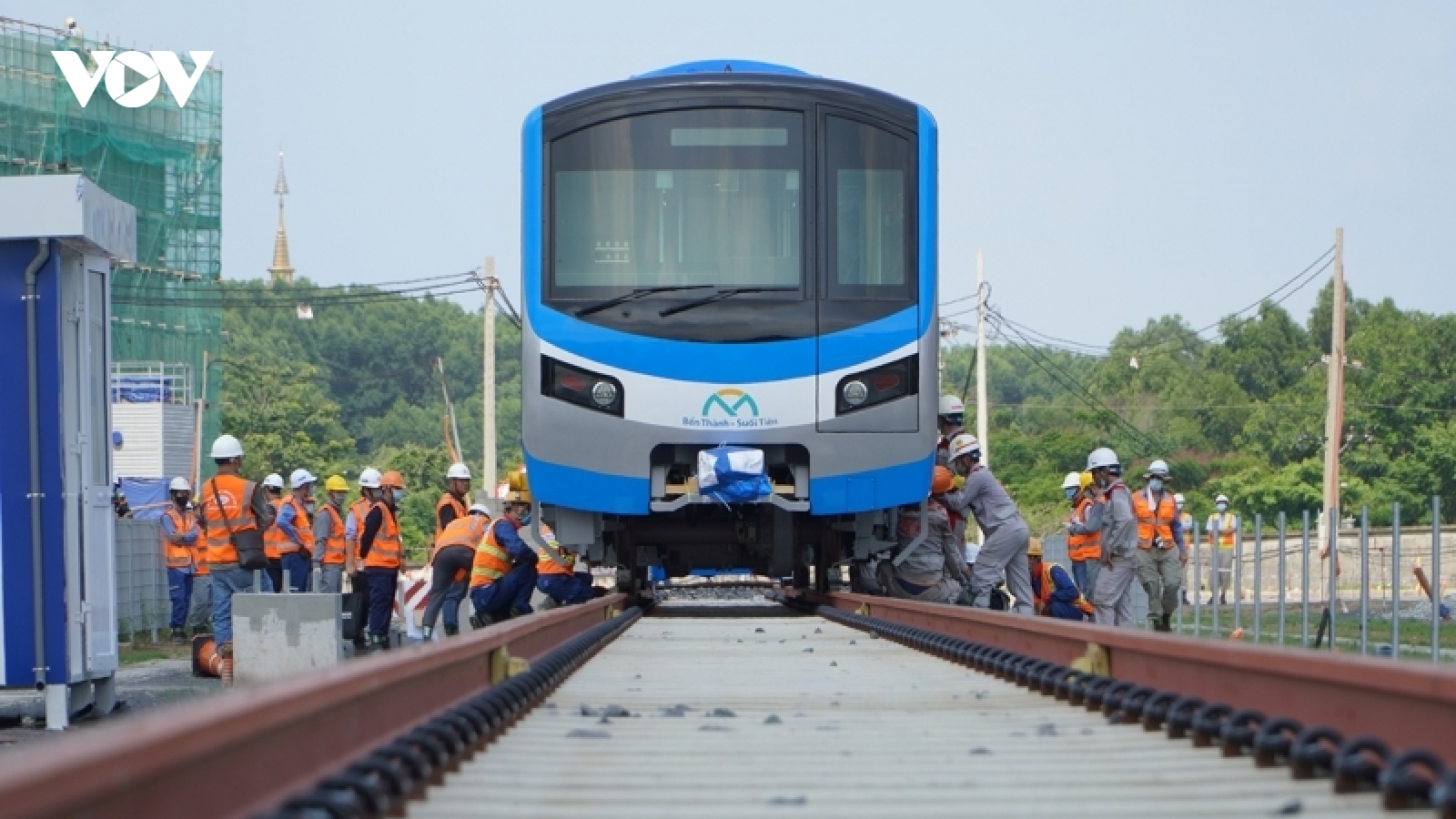 Người dân TP.HCM có thể nhìn thấy tàu metro chạy trên tuyến từ cuối năm nay