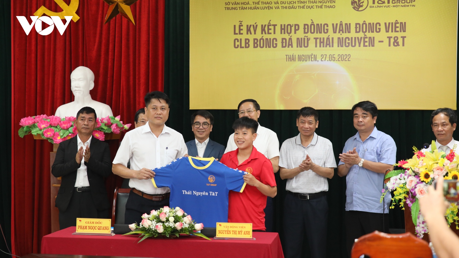 CLB Thái Nguyên T&T chính thức ra mắt "người hùng" của ĐT nữ Việt Nam 
