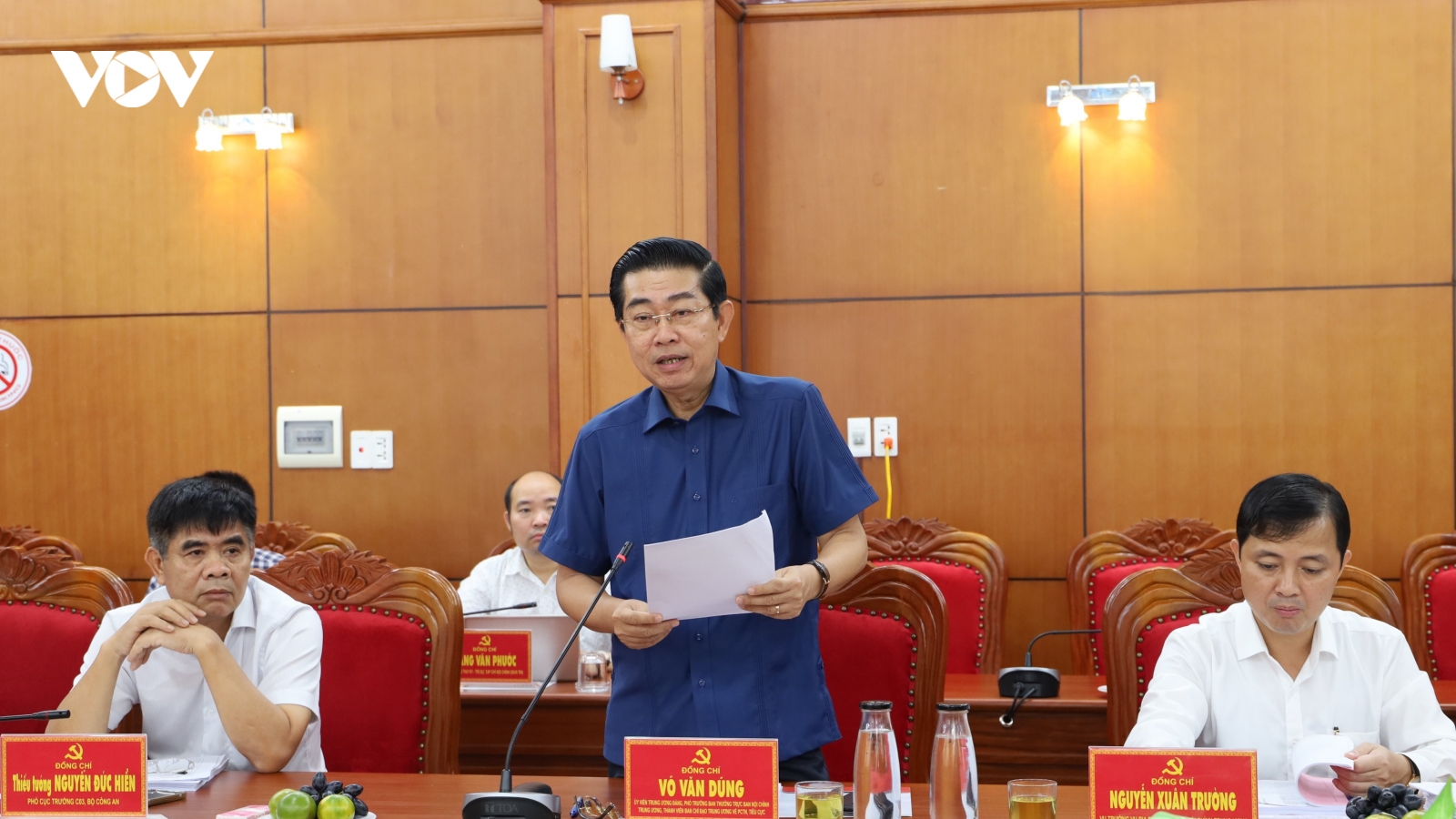 Công bố Quyết định kiểm tra tại Ban Thường vụ Tỉnh ủy Đắk Lắk.
