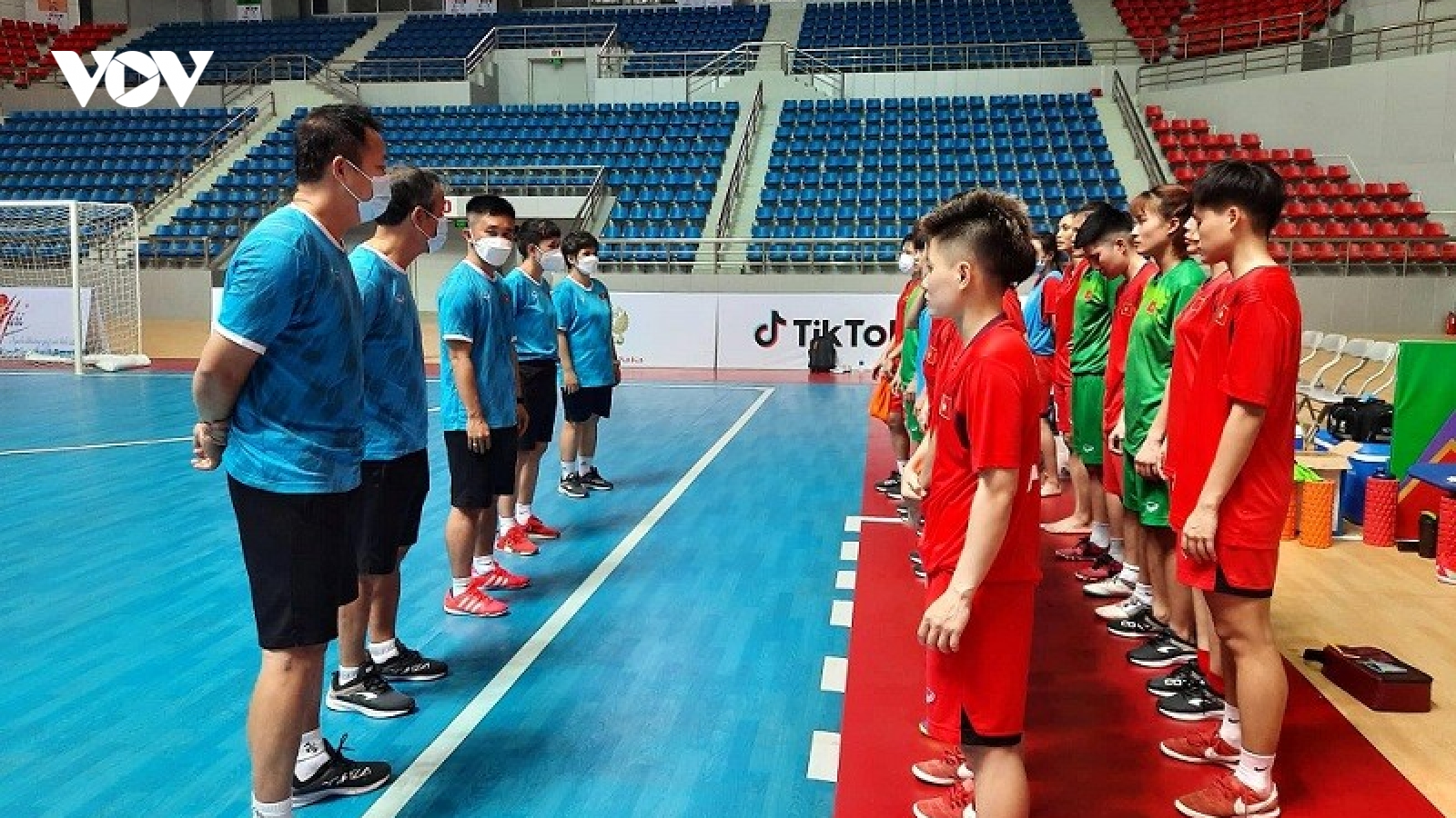 ĐT Futsal nữ Việt Nam "đại thắng" Myanmar ngày ra quân SEA Games 31
