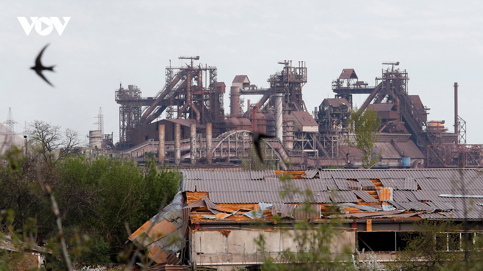 Ukraine cáo buộc Nga lại tiếp tục nã pháo vào nhà máy thép Azovstal