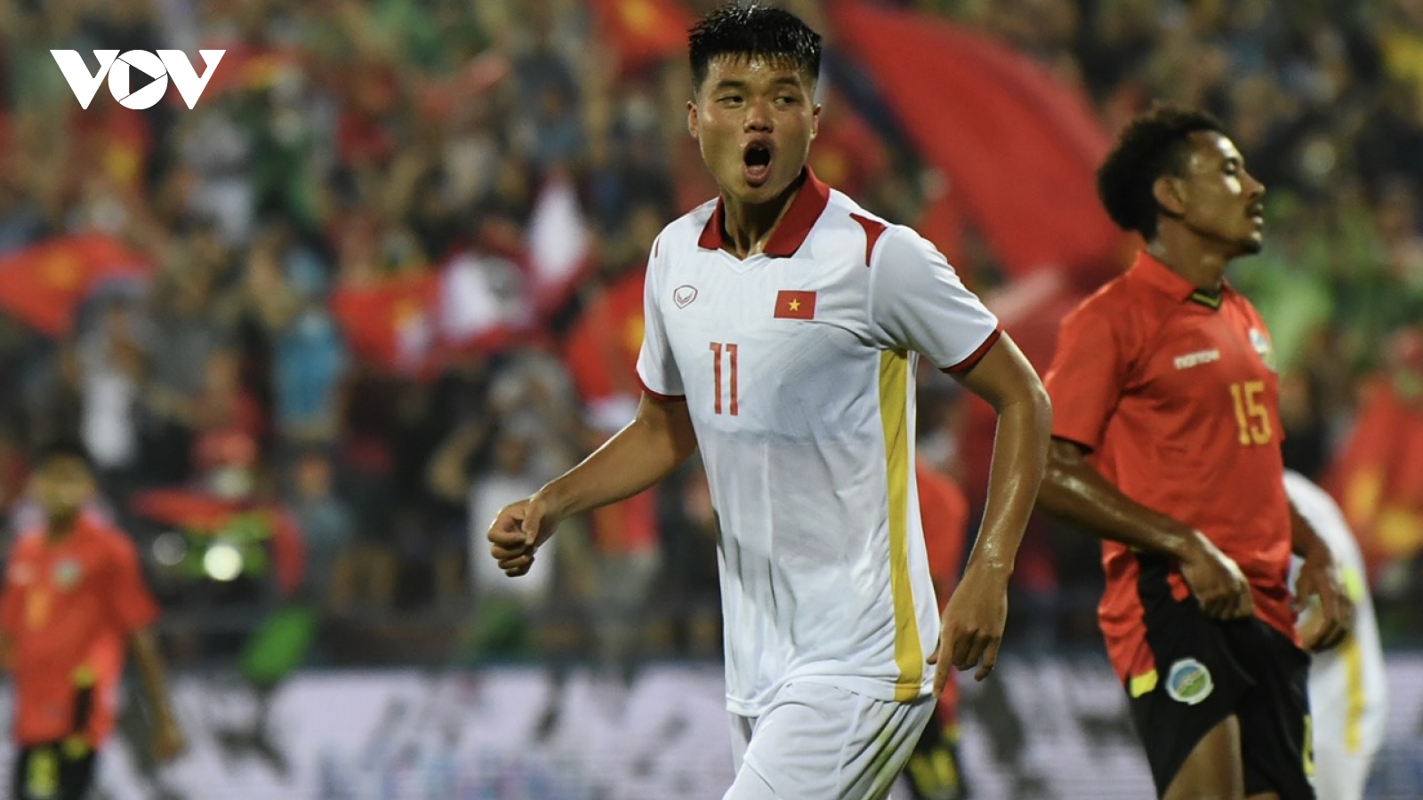 Đả bại U23 Timor Leste, U23 Việt Nam tiến vào bán kết SEA Games 31 với ngôi nhất bảng A