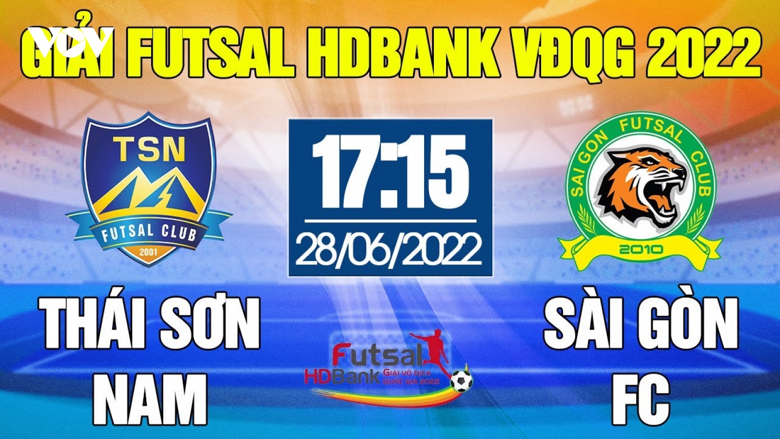 Xem trực tiếp Futsal HDBank VĐQG 2022: Thái Sơn Nam - Sài Gòn FC