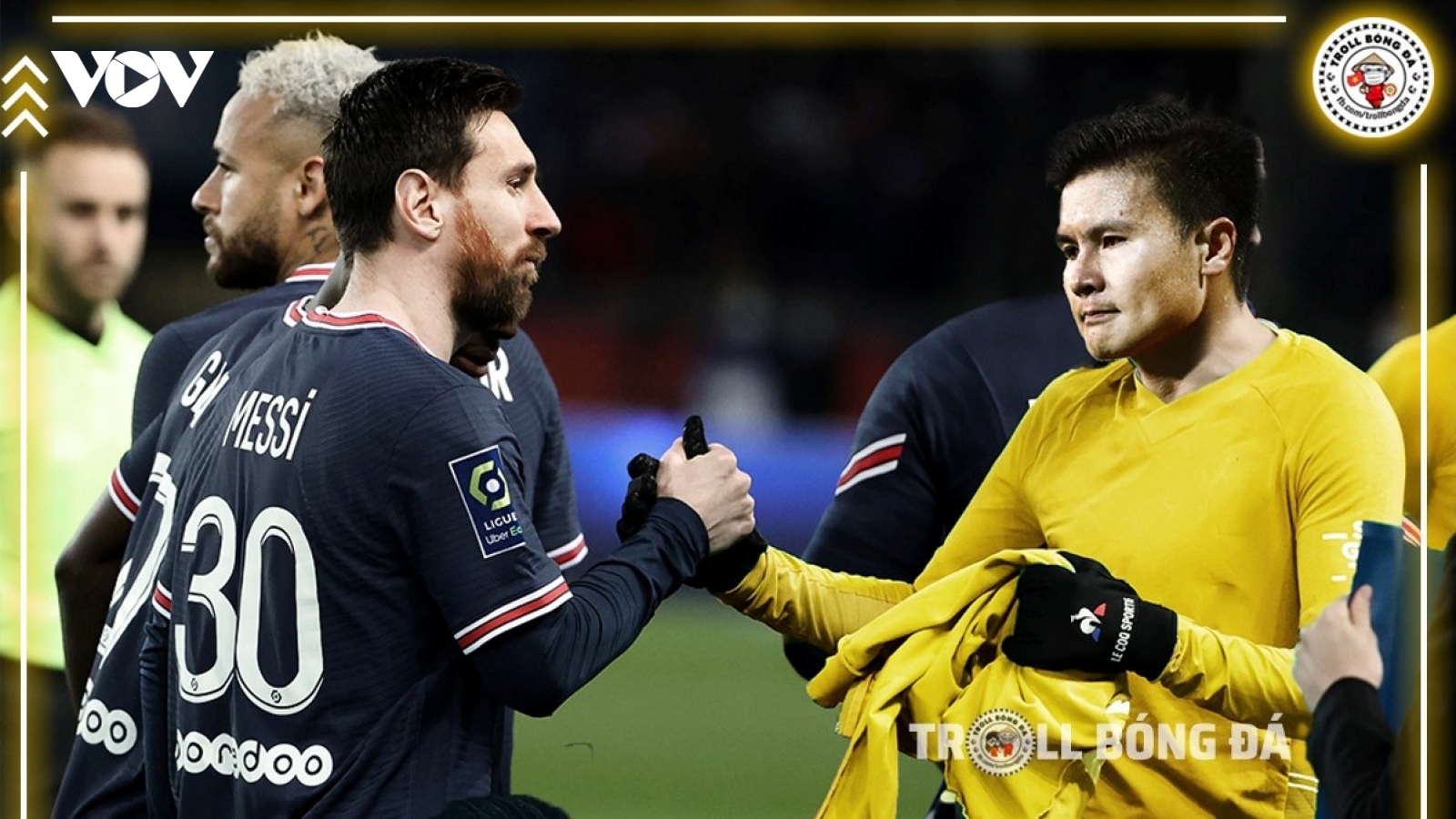 Biếm họa 24h: Người hâm mộ mơ về màn đối đầu Quang Hải - Messi