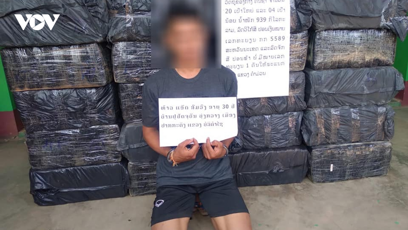 Lào tiếp tục bắt giữ một vụ vận chuyển cần sa lớn