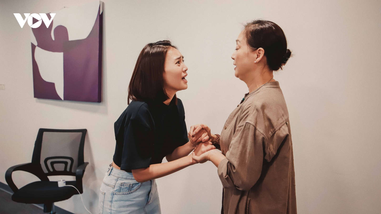 NSND Lê Khanh dạy diễn xuất cho Lan Ngọc - Kaity Nguyễn
