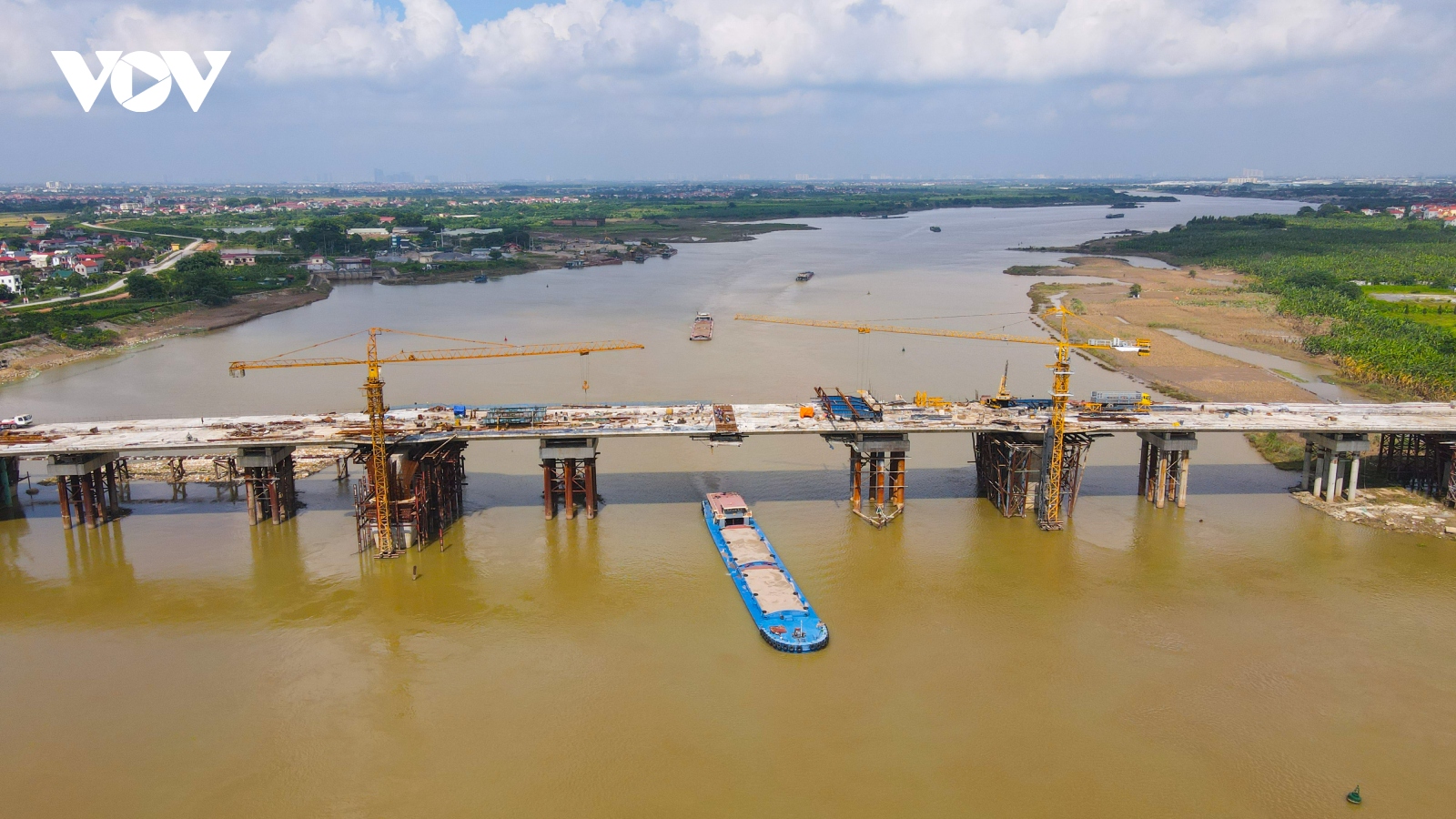 Cây cầu trị giá hơn 1.900 tỷ đồng sắp hoàn thành, nối liền 2 bờ sông Đuống