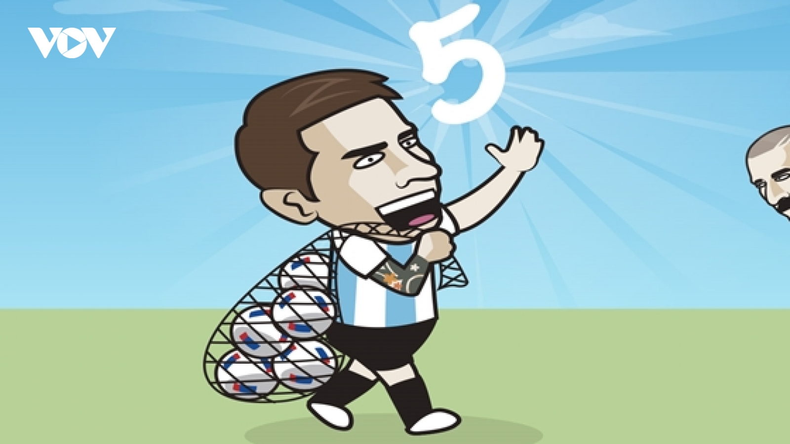 Biếm họa 24h: Benzema kinh ngạc khi Messi ghi 5 bàn thắng trong 1 trận