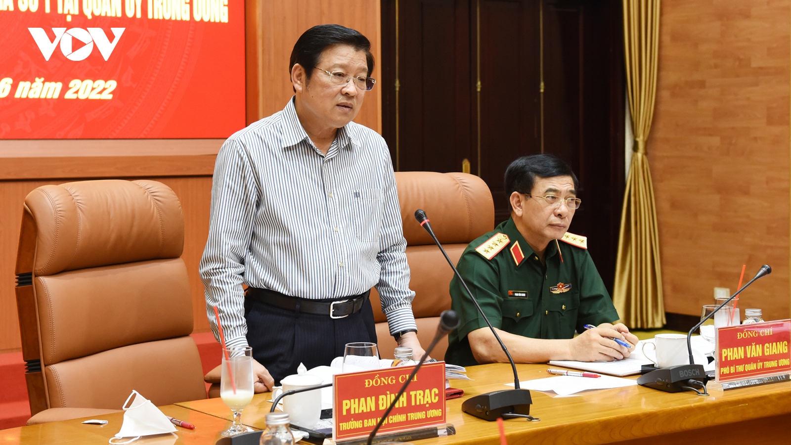 Công bố quyết định và triển khai công tác kiểm tra tại Quân ủy Trung ương