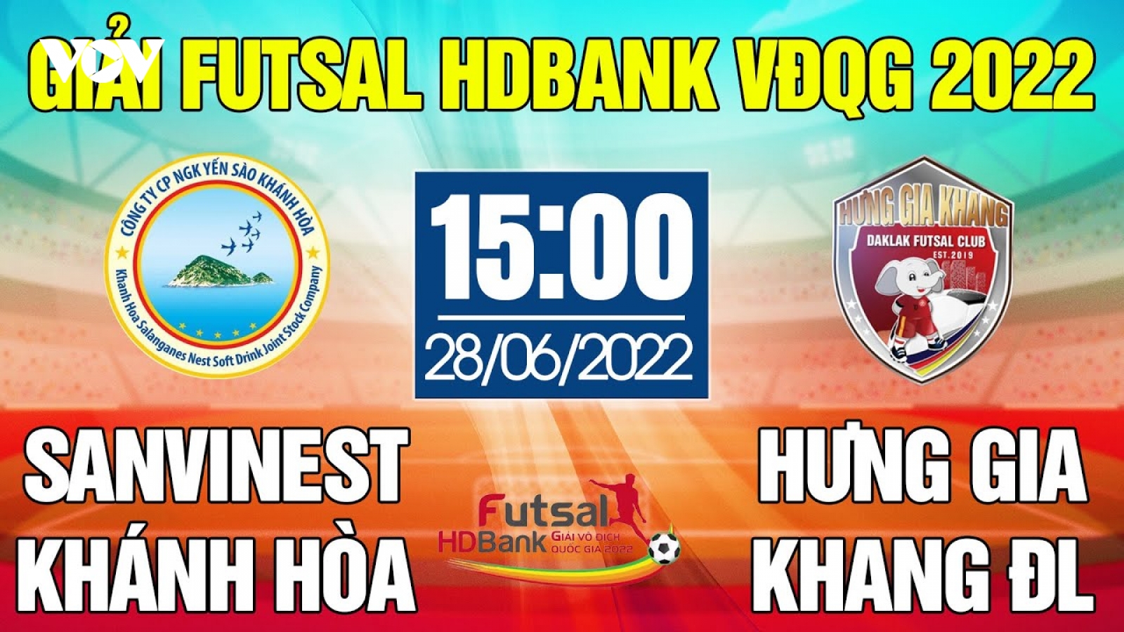 Xem trực tiếp Futsal HDBank VĐQG 2022: S. Khánh Hòa - Đắk Lắk