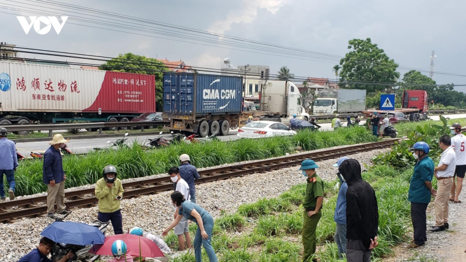 Vượt đường sắt, một thanh niên tử vong do va chạm với tàu hỏa