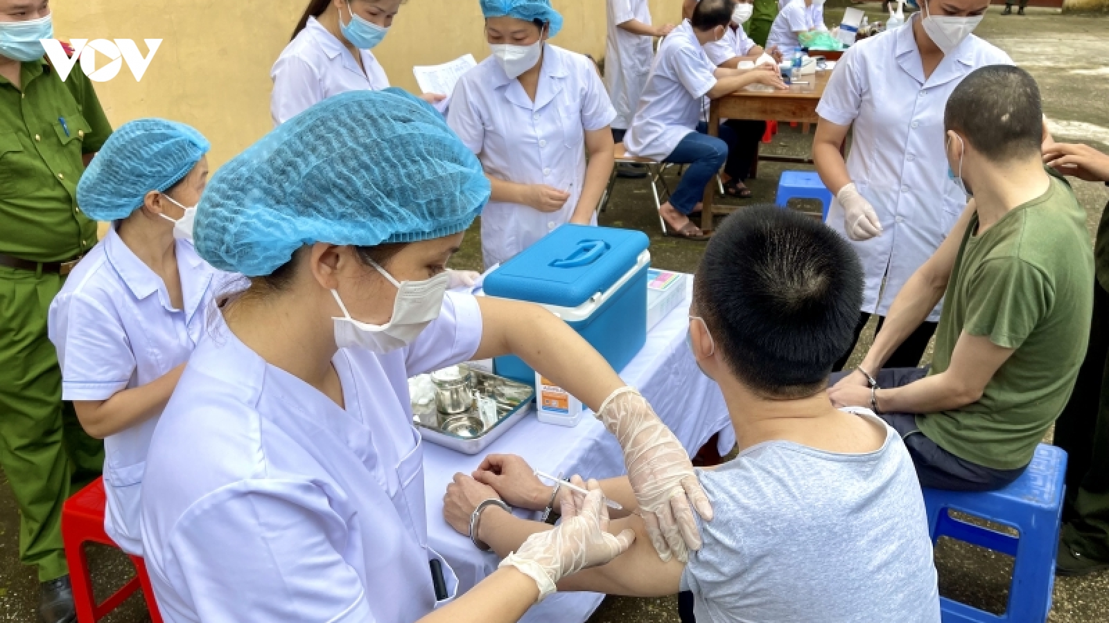 Cao Bằng triển khai tiêm vaccine ngừa Covid-19 cho can, phạm nhân