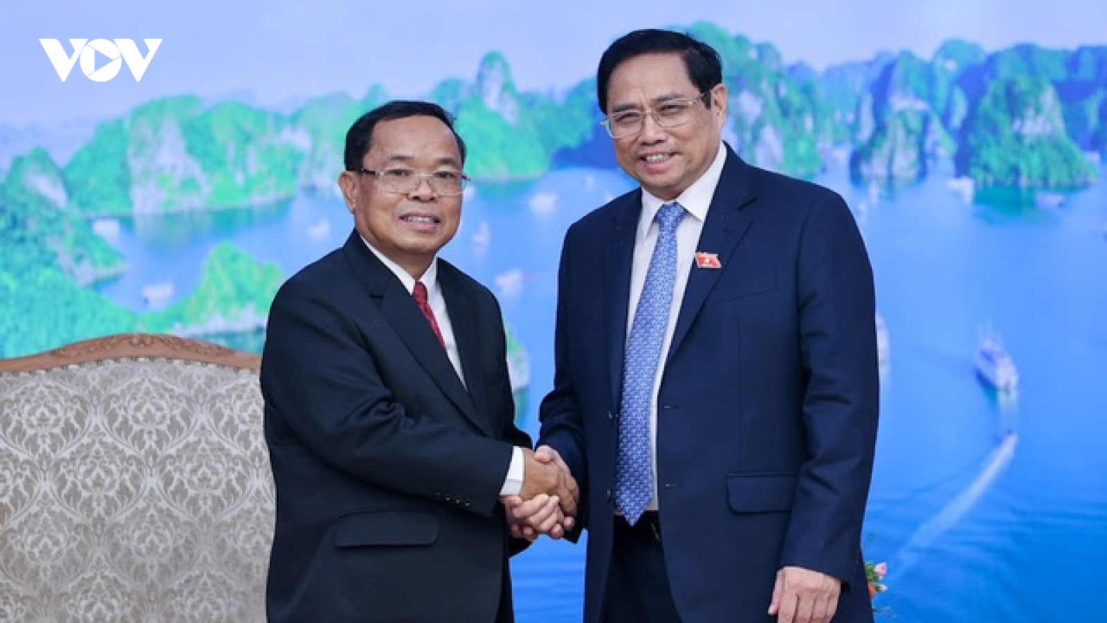 Thủ tướng Phạm Minh Chính tiếp Tổng Thanh tra Nhà nước Lào