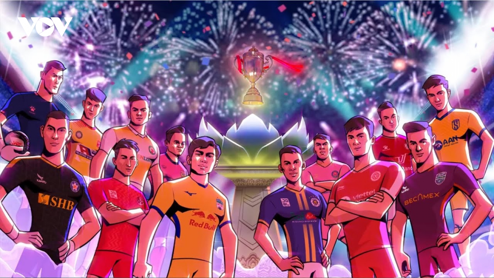 Công Phượng, Hùng Dũng xuất hiện "chất lừ" trong bộ poster của V-League 2022