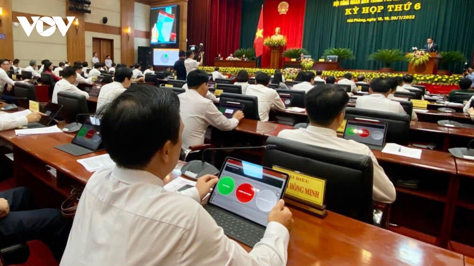 Lần đầu tiên HĐND thành phố Hải Phòng ứng dụng mô hình "kỳ họp số"