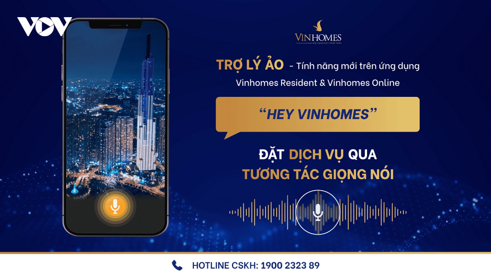 Ra mắt Trợ lý ảo trên ứng dụng Vinhomes Resident và Vinhomes Online