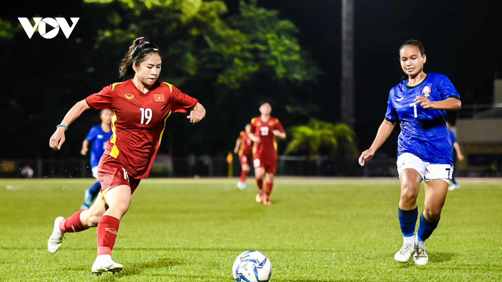 Thanh Nhã ghi bàn, ĐT nữ Việt Nam thắng 3-0 ĐT nữ Campuchia